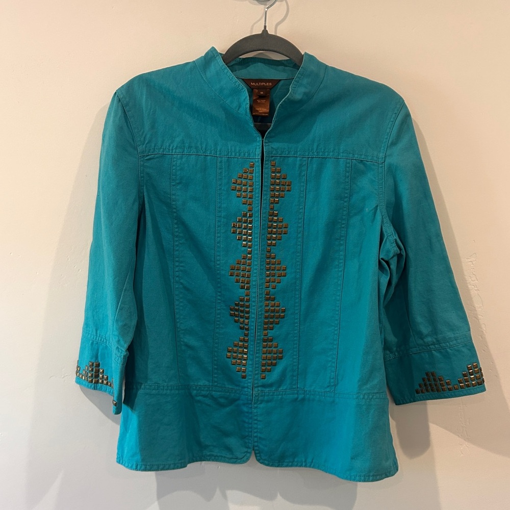 Multiples Studded Blouse